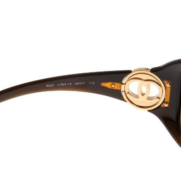 シャネル CHANEL サングラス ココマーク茶6023 c.934 13 中古