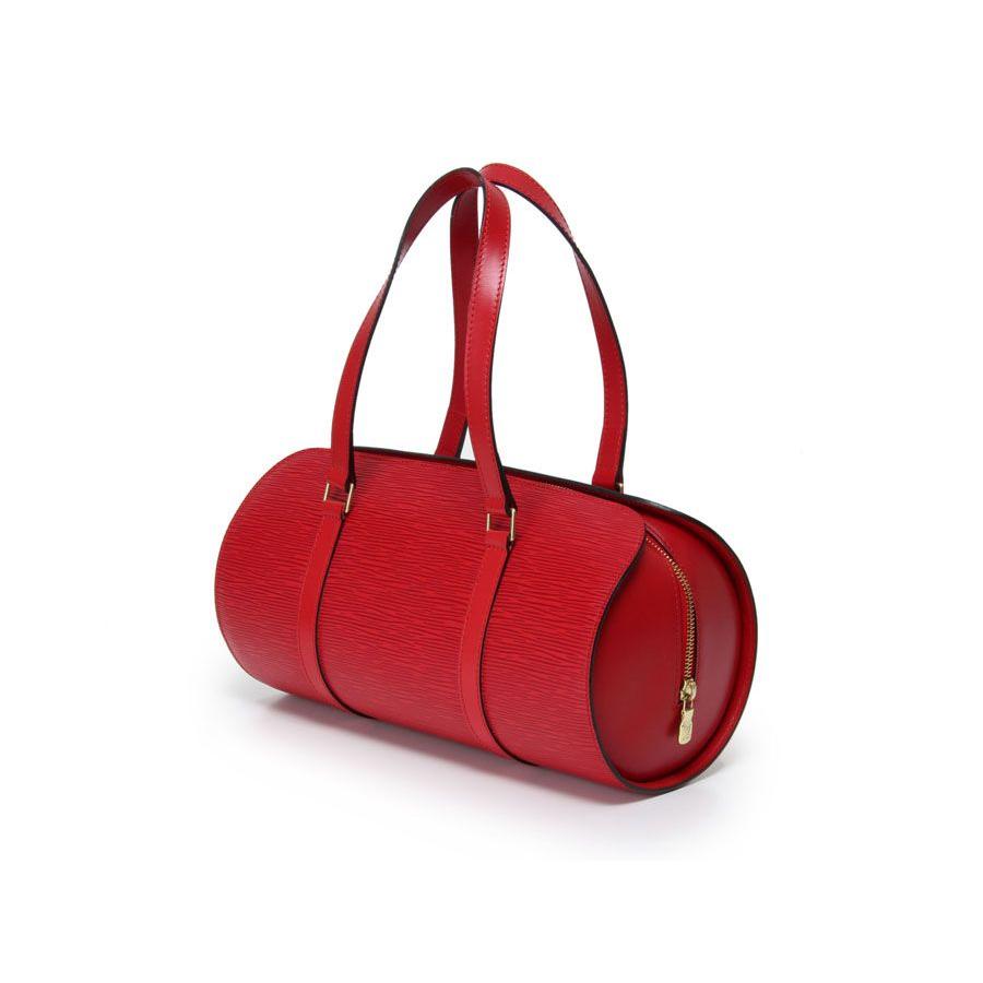 ルイ・ヴィトンLOUIS VUITTON エピ スフロ ハンドバッグ レザー赤