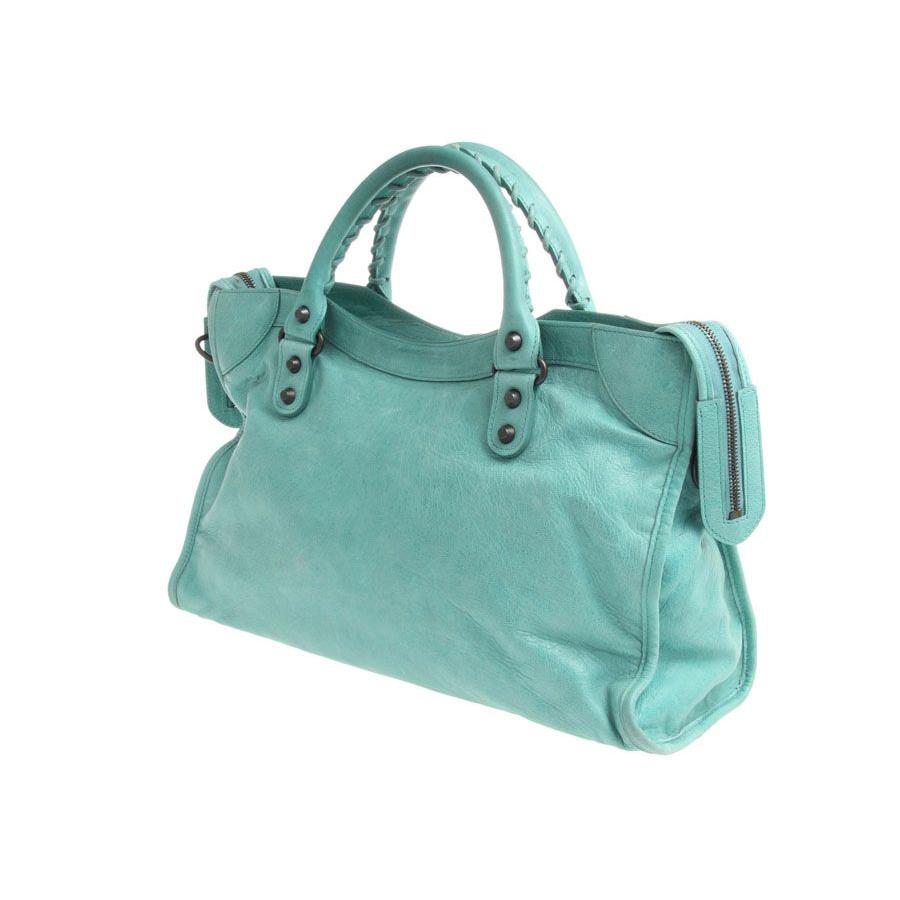 BALENCIAGA バレンシアガ・BALENCIAGA ザ シティ ミントグリーン(中古 