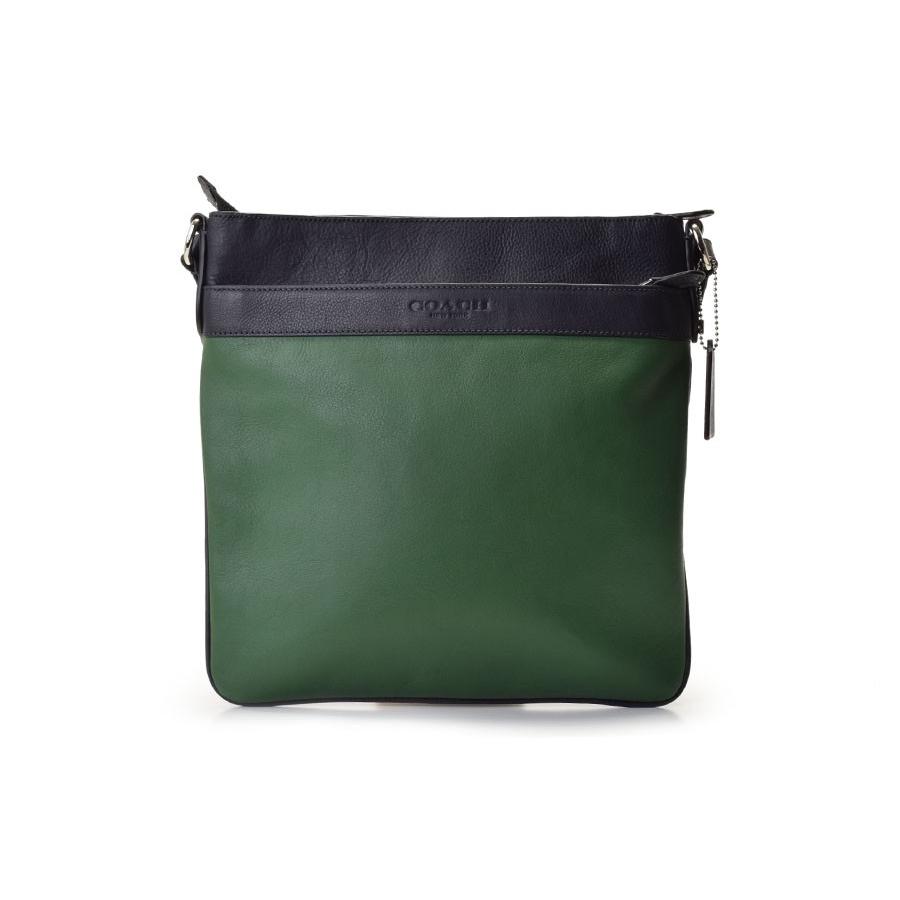超目玉 メンズライン ショルダーバッグ Coach 未使用コーチ 日本全国送料0円発送中 グリーン Xmas 中古 アウトレット F レザー 紺 バッグ Paulinastephan Com