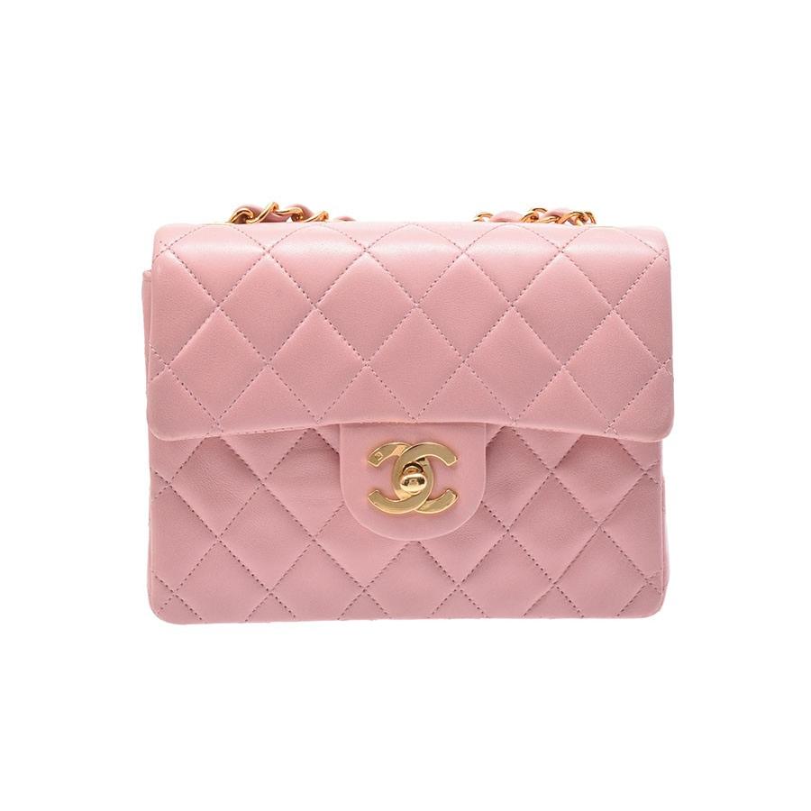 当店の記念日 チェーンショルダー ミニマトラッセ シャネル 中古 日本全国送料0円発送中 ラムスキン Chanel ピンク バッグ Www Solidarite Numerique Fr