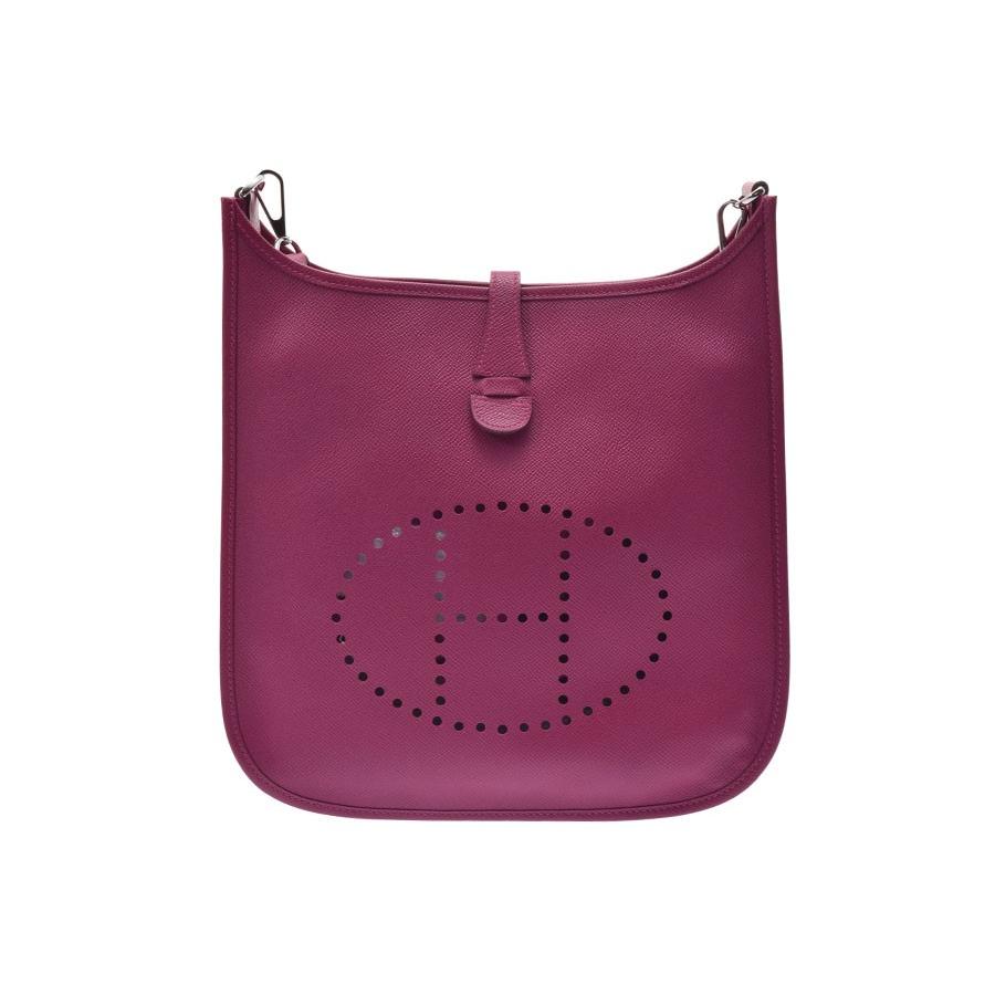中古 エルメス エヴリン3 Pm トリヨンクレマンス トスカ Sv金具 P刻印 ショルダーバッグ Hermes Supersport Tn