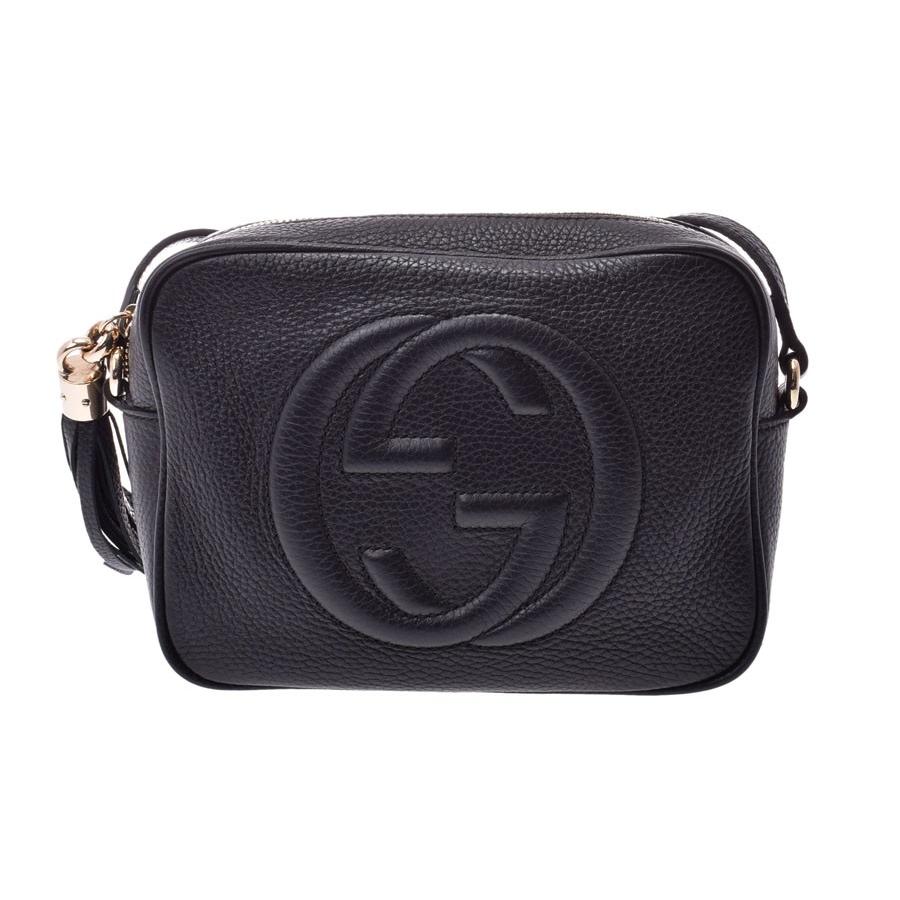 グッチ ソーホー スモール ディスコバッグ 黒 G金具 レディース カーフ Aランク 美品 Gucci 中古 銀蔵 Archangelbrow Com