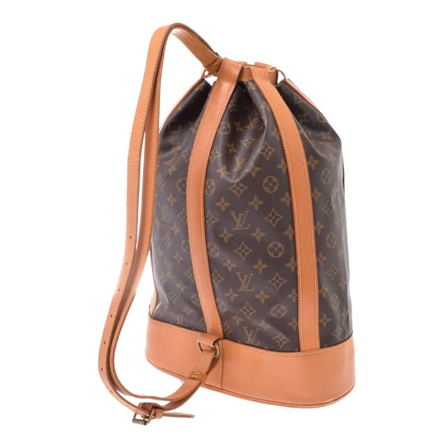 LOUIS VUITTON 送料無料 ルイヴィトン モノグラム ランドネGM ブラウン 