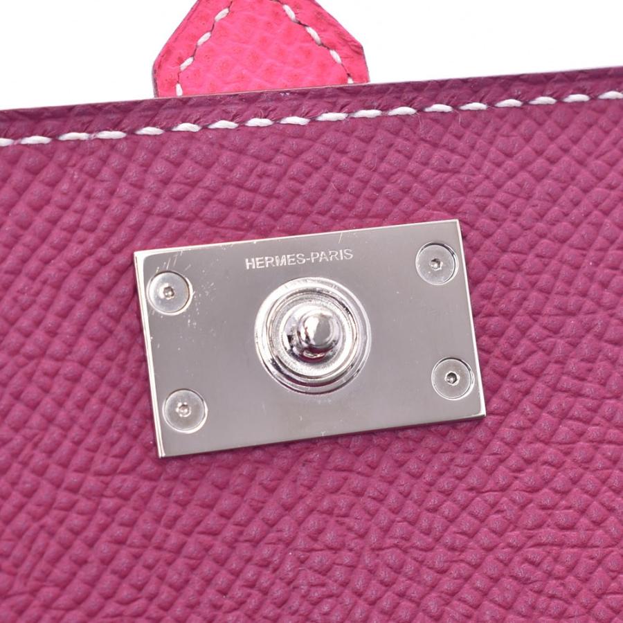 HERMES エルメス ベアンレクトベルソ トスカ ローズティリアン □R刻印 ...