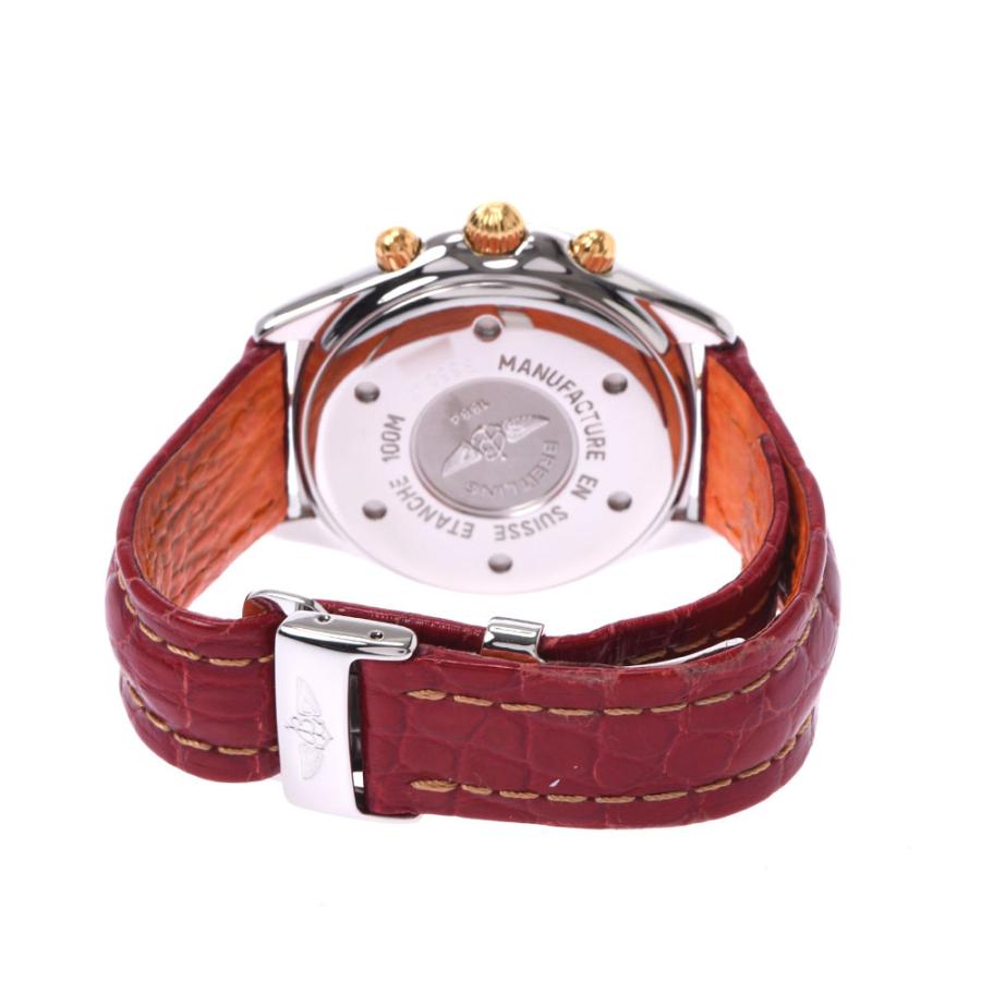 Breitling ブライトリング ジェットストリーム クロノグラフ B メンズ Yg Ss 革 腕時計 クオーツ 赤文字盤 Abランク 中古 銀蔵 銀蔵 ヤフー店 通販 Yahoo ショッピング