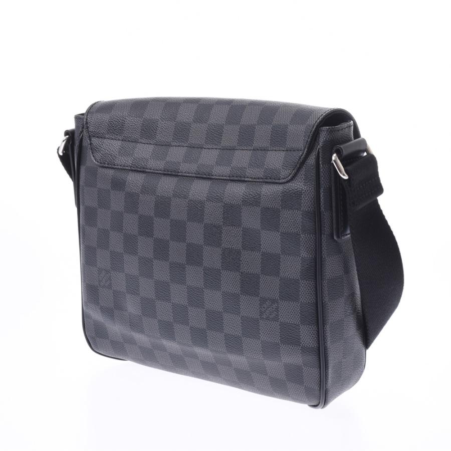 LOUIS VUITTON ルイヴィトン ダミエ グラフィット ディストリクトPM 黒