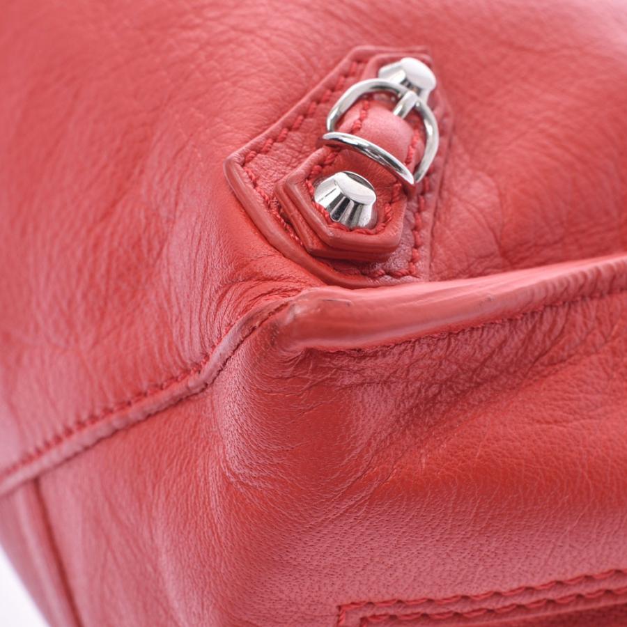 BALENCIAGA バレンシアガ ペーパー ミニ 2WAYバッグ 赤 レディース