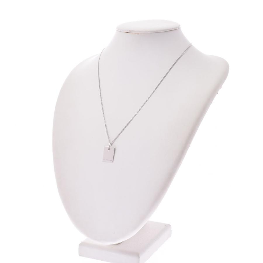 Dior Homme ディオール オム プレートネックレス メンズ K18wg ネックレス Aランク 中古 銀蔵 銀蔵 ヤフー店 通販 Yahoo ショッピング