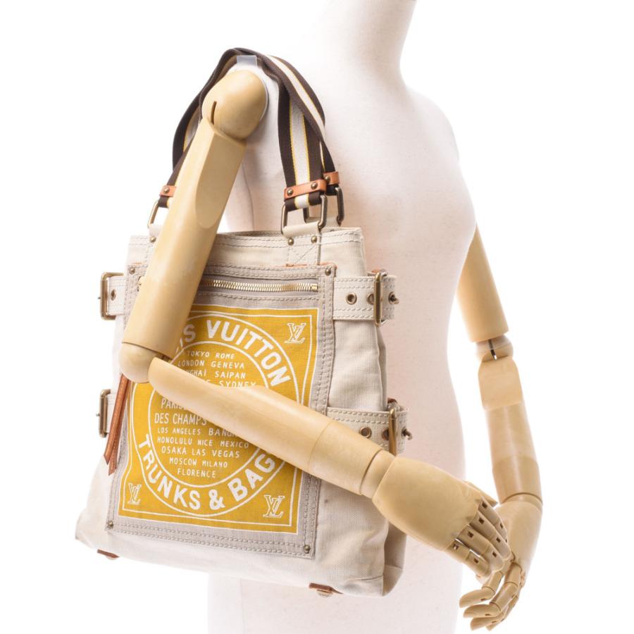 LOUIS VUITTON ルイヴィトン グローブショッパーMM アイボリー 