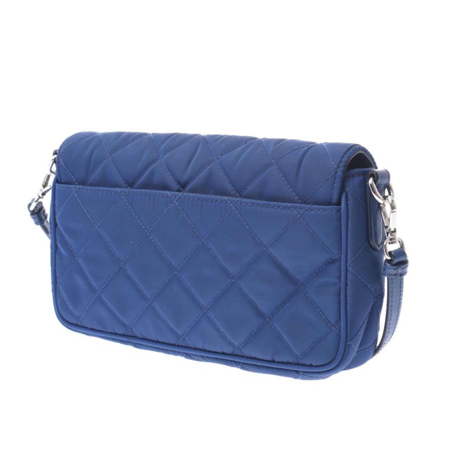 PRADA プラダ 2WAYクラッチバッグ ロイヤルブルー BT1025 レディース 