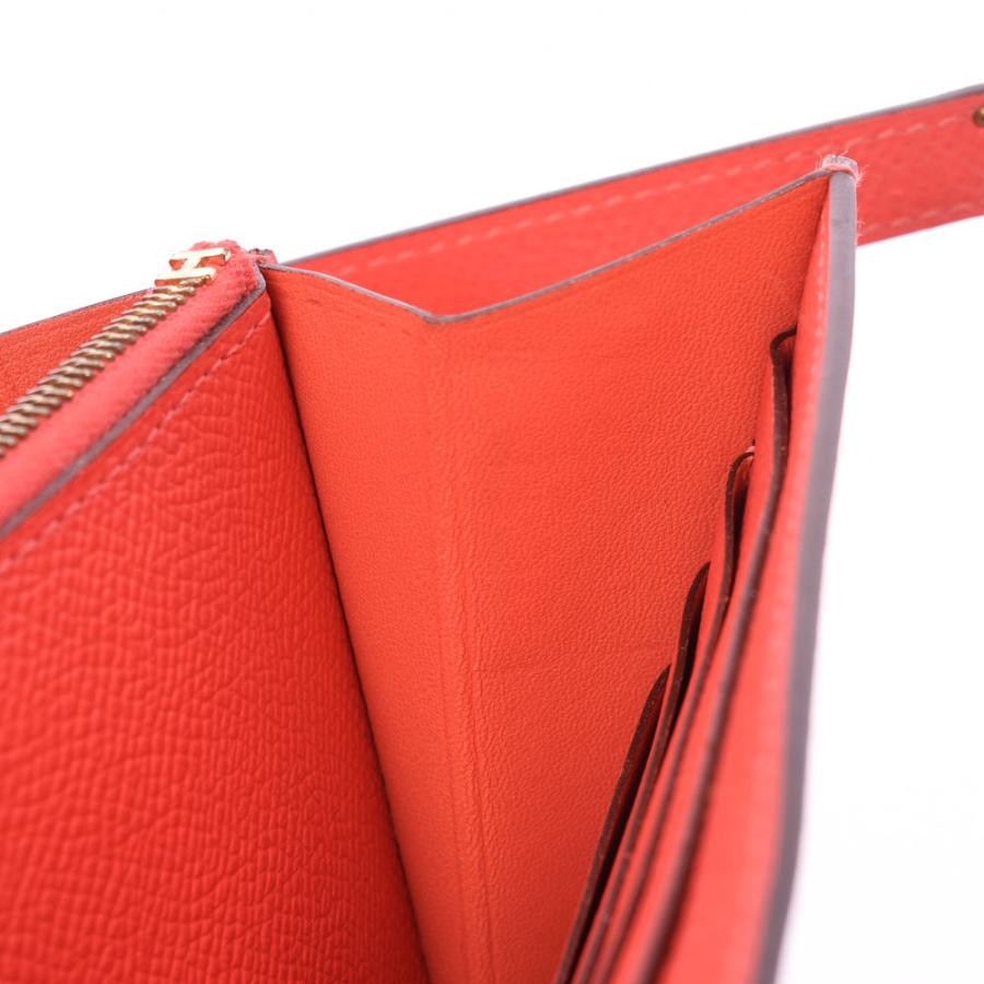 HERMES エルメス ケリー ウォレット ローズジャイプール ゴールド金具 