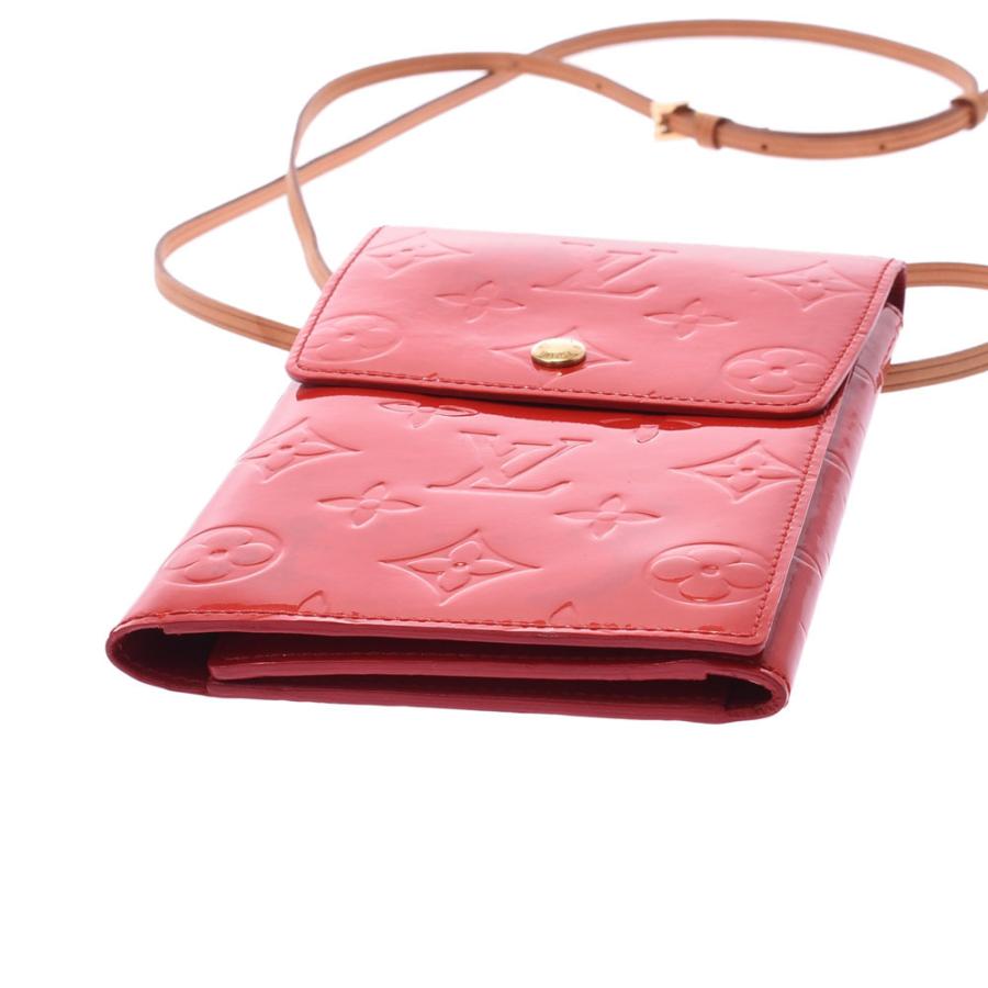 LOUIS VUITTON ヴェルニ ウォーカー ポシェットウォレット 赤 | www