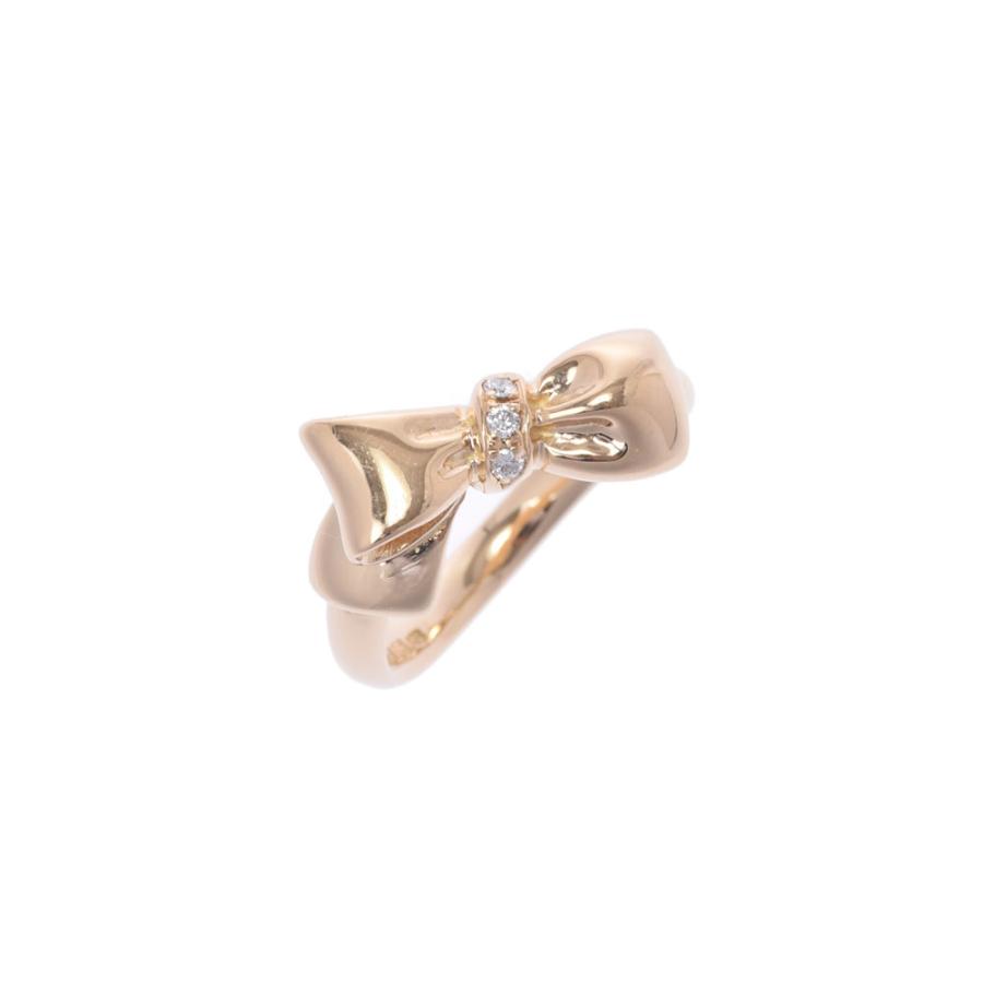NINA RICCI ニナリッチ リボンモチーフ 12号 レディース K18YG NINA RICCI ニナリッチ リボンモチーフ 12号 レディース K18YG