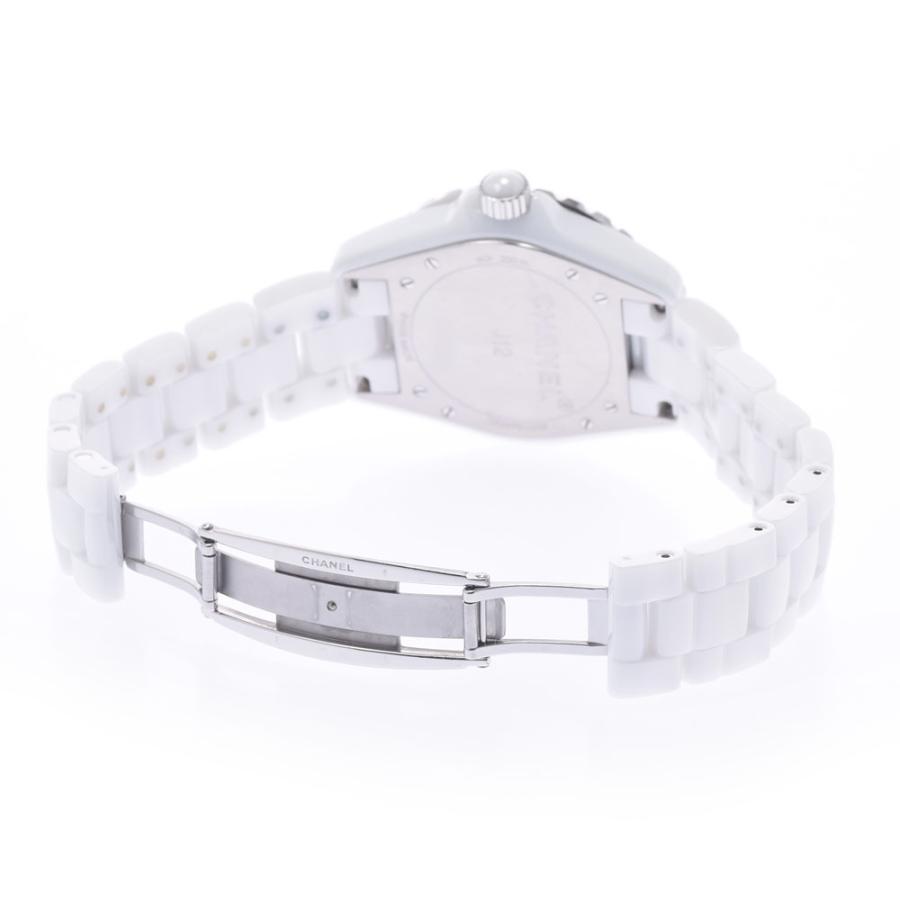 数量は多 12pダイヤ 38mm J12 シャネル Chanel 銀蔵 中古 H1629 シャネル 送料無料 H1629 銀蔵 中古 Aランク 白文字盤 自動巻き 腕時計 白セラミック Ss メンズ メンズ腕時計 Ccherkimercounty Org