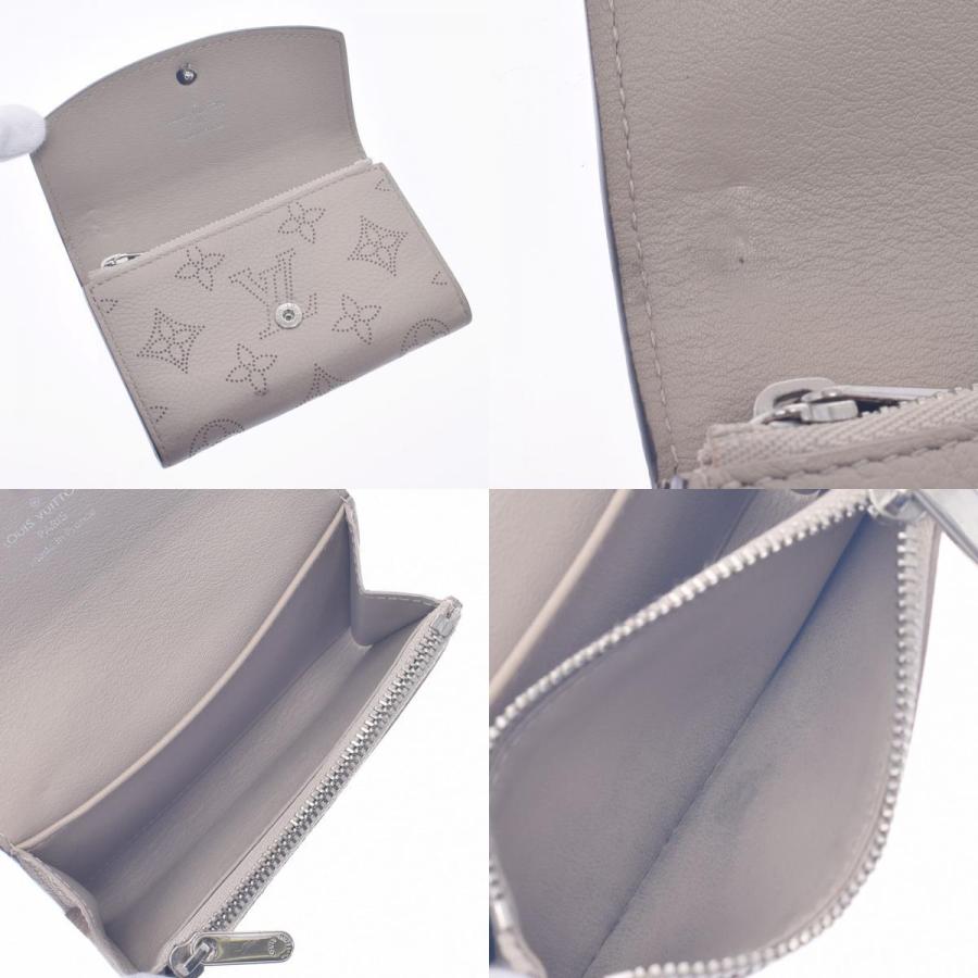 LOUIS VUITTON ルイヴィトン マヒナ ポルトモネ アナエ ガレ（ベージュ  