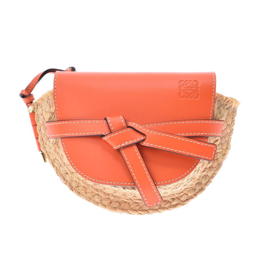 LOEWE ロエベ ゲートミニ オレンジ 329.13.U62-9156 レディース カーフ 