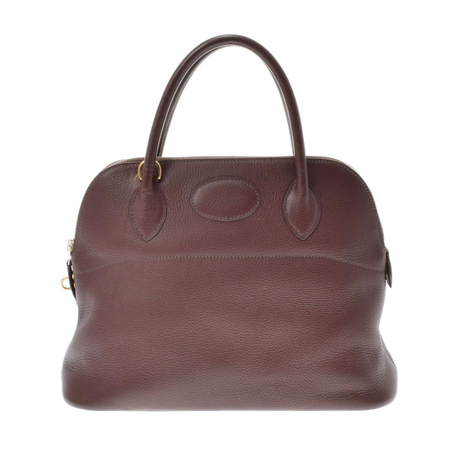 HERMES 銀蔵 中古 エルメス ボリード 31 2WAY □G刻印 ハバナ(ダーク 