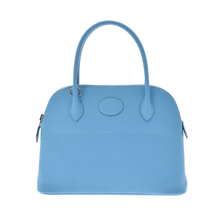 HERMES エルメス ボリード27 2WAY ブルーノール シルバー金具 D刻印 