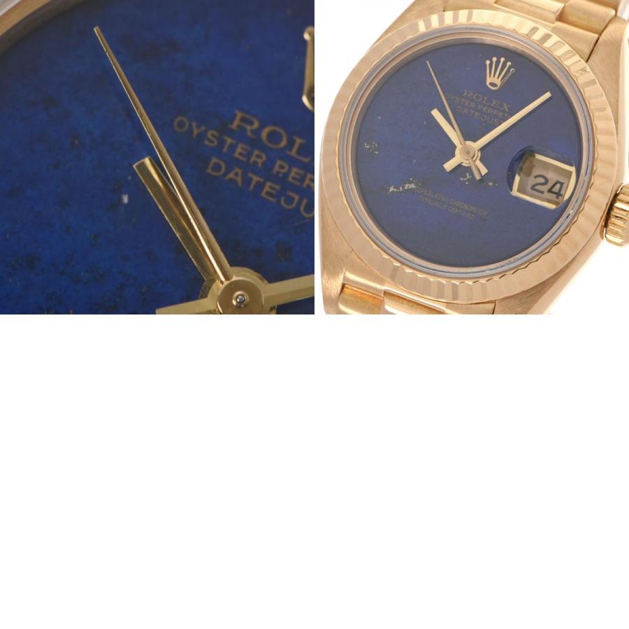 ROLEX ロレックス デイトジャスト 69178 レディース YG 腕時計 自動巻き ラピス文字盤 Aランク 中古 銀蔵｜ginzo1116｜10