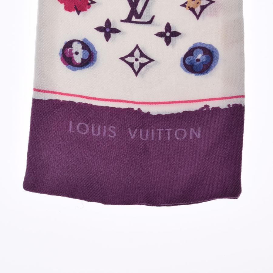 LOUIS VUITTON ルイ・ヴィトン ストール スカーフ パープル LOUIS VUITTON ルイ・ヴィトン ストール スカーフ パープル