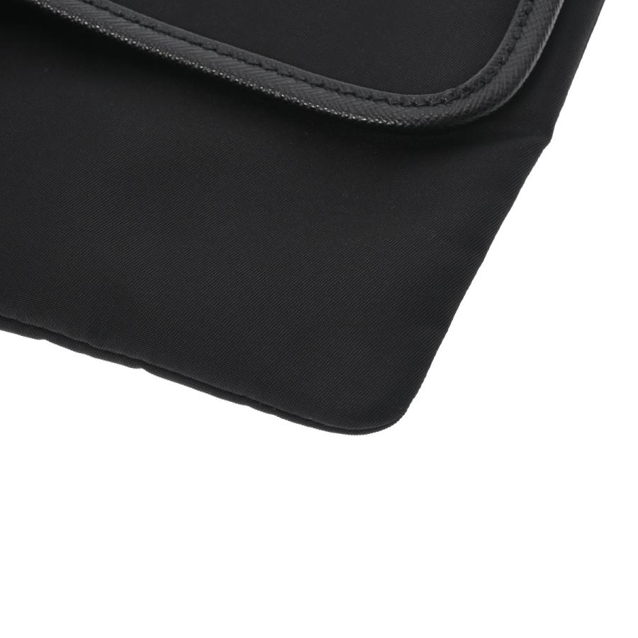 PRADA プラダ クラッチバッグ ブラック シルバー金具 2NH011 ユニ 