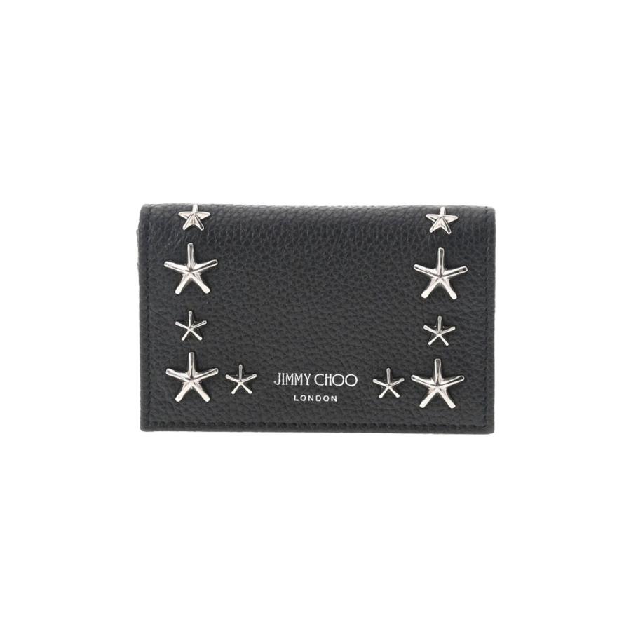 JIMMY CHOO ジミーチュウ スタースタッズ カードケース ブラック