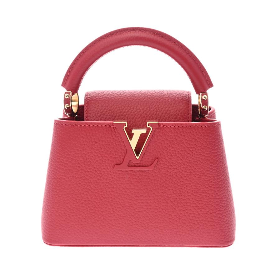 LOUIS VUITTON ルイヴィトン カプシーヌ MINI 2WAY スカーレット 