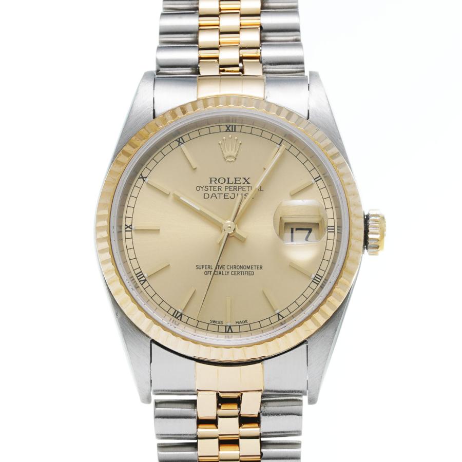 ROLEX ロレックス デイトジャスト 16233 P番(2000年頃製造) シャンパン  