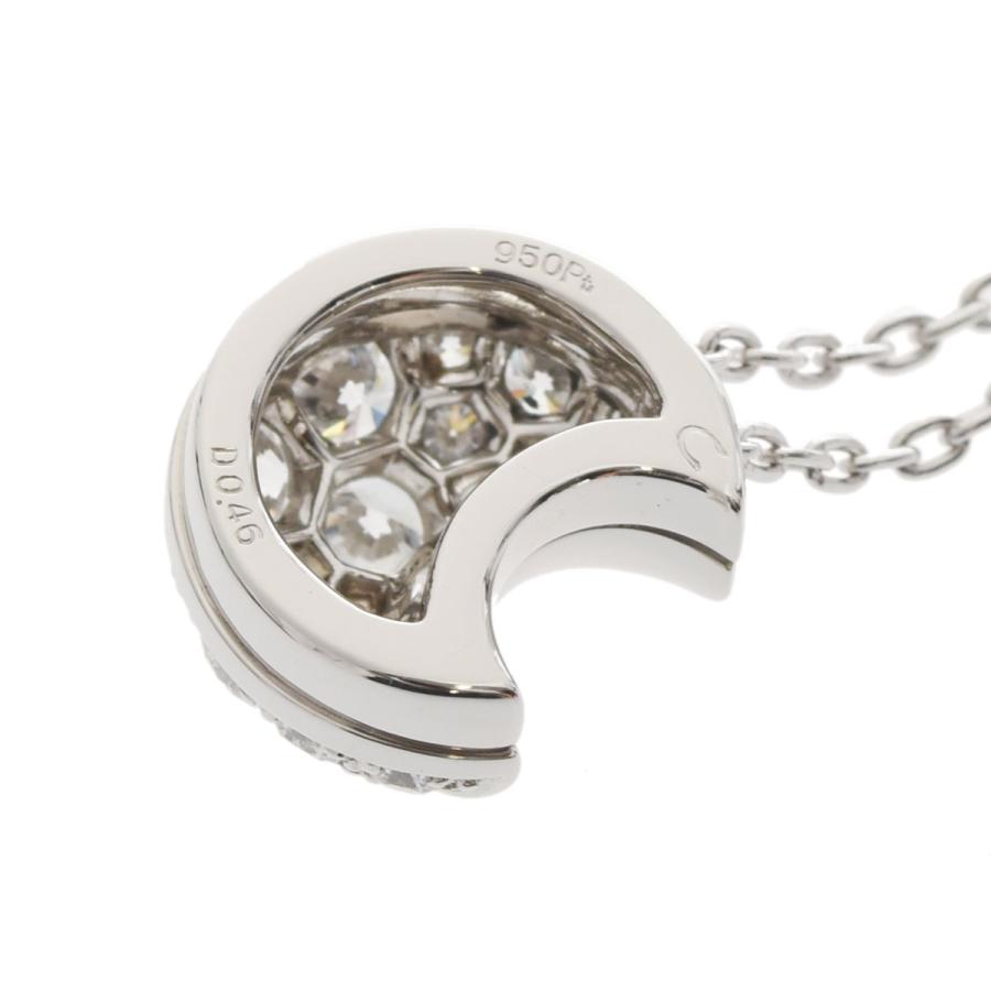 CHAR チャー ダイヤ0.46ct 月 - レディース Pt950プラチナ ネックレス 