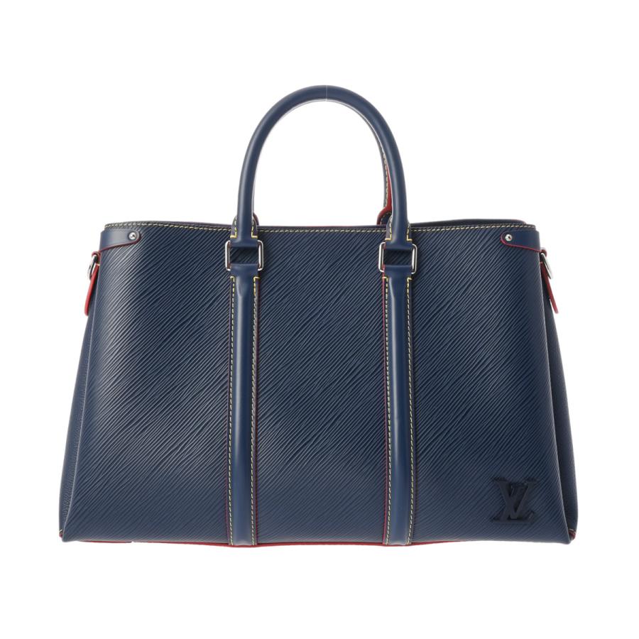 LOUIS VUITTON ルイヴィトン エピ スフロ MM 2WAY インディゴ/コクリコ 