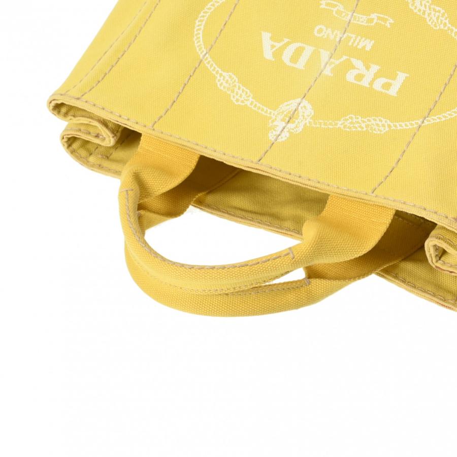 PRADA プラダ カナパ ミニ イエロー BN2439 レディース キャンバス 