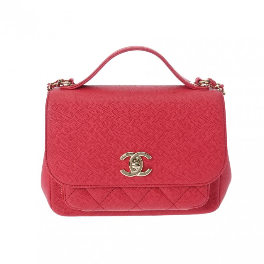 CHANEL シャネル マトラッセ ビジネスアフィニティ スモール ピンク 