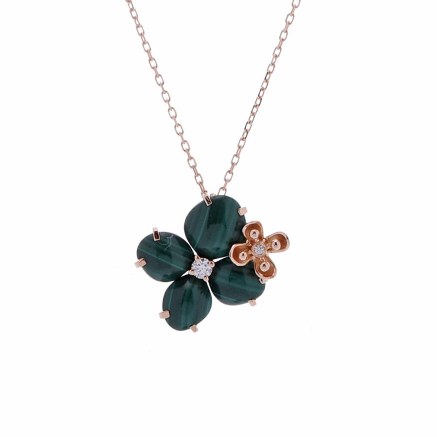 CHAUMET（ショーメ） オルタンシア マラカイト ダイヤ ゴールド 