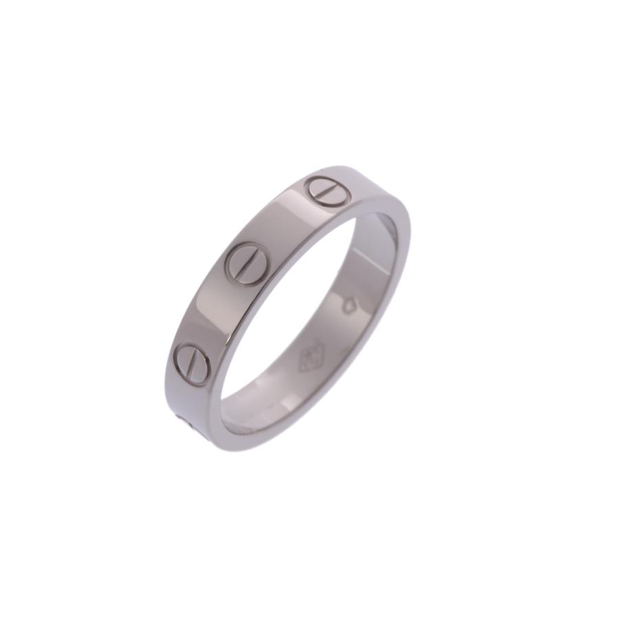 CARTIER カルティエ ミニラブリング #49 9号 レディース K18ホワイト 
