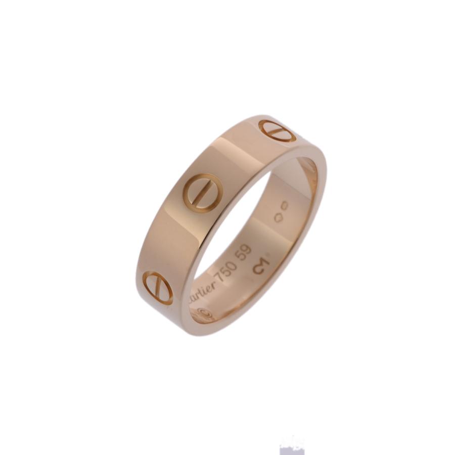 CARTIER カルティエ ラブリング #59 18.5号 レディース K18イエロー 