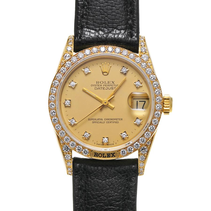ROLEX ロレックス デイトジャスト ベゼル・ラグダイヤ 68158G R