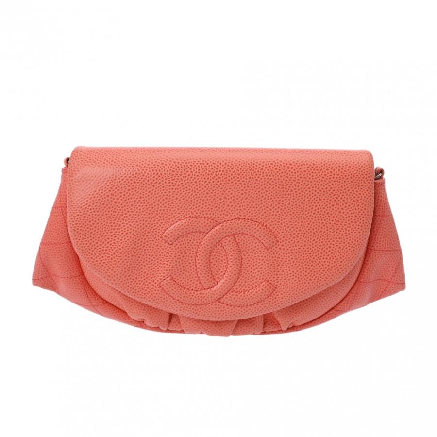 シャネル　CHANEL ハーフムーン　キャビアスキンチェーンウォレット　斜めがけ 楽天市場】シャネル 【CHANEL】 ハーフムーン チェーンウォレット