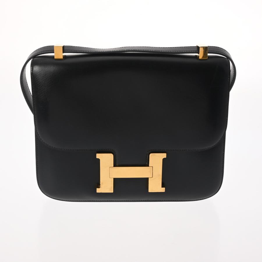 HERMES エルメス コンスタンス 23 ブラック ○D刻印(1974年頃 