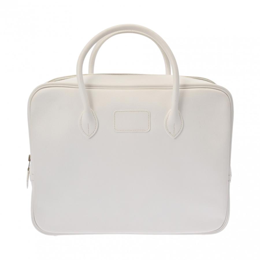 【希少美品】エルメス　エッフェル HERMES（エルメス） エッフェル ハンドバッグ ホワイト □C刻印(1999