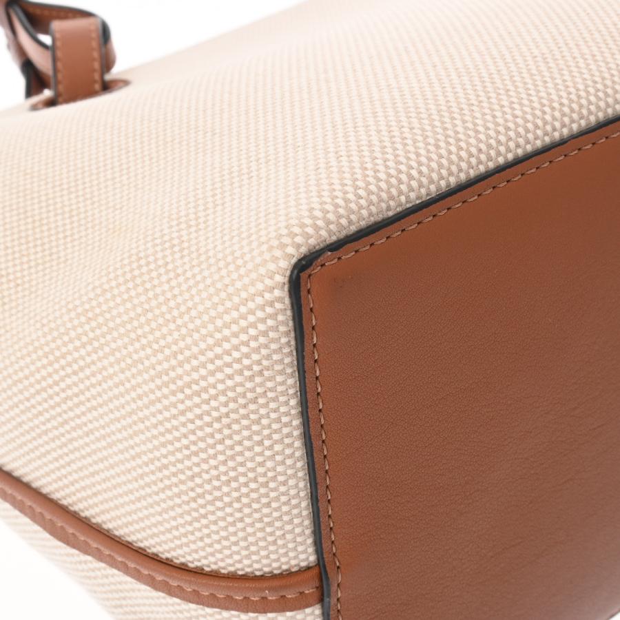 LOEWE（ロエベ） アナグラムトートバッグ スモール エクリュ/タン