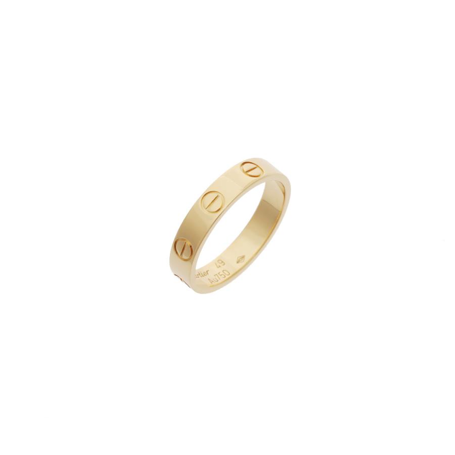 CARTIER カルティエ ミニラブリング #49 9号 レディース K18イエロー 