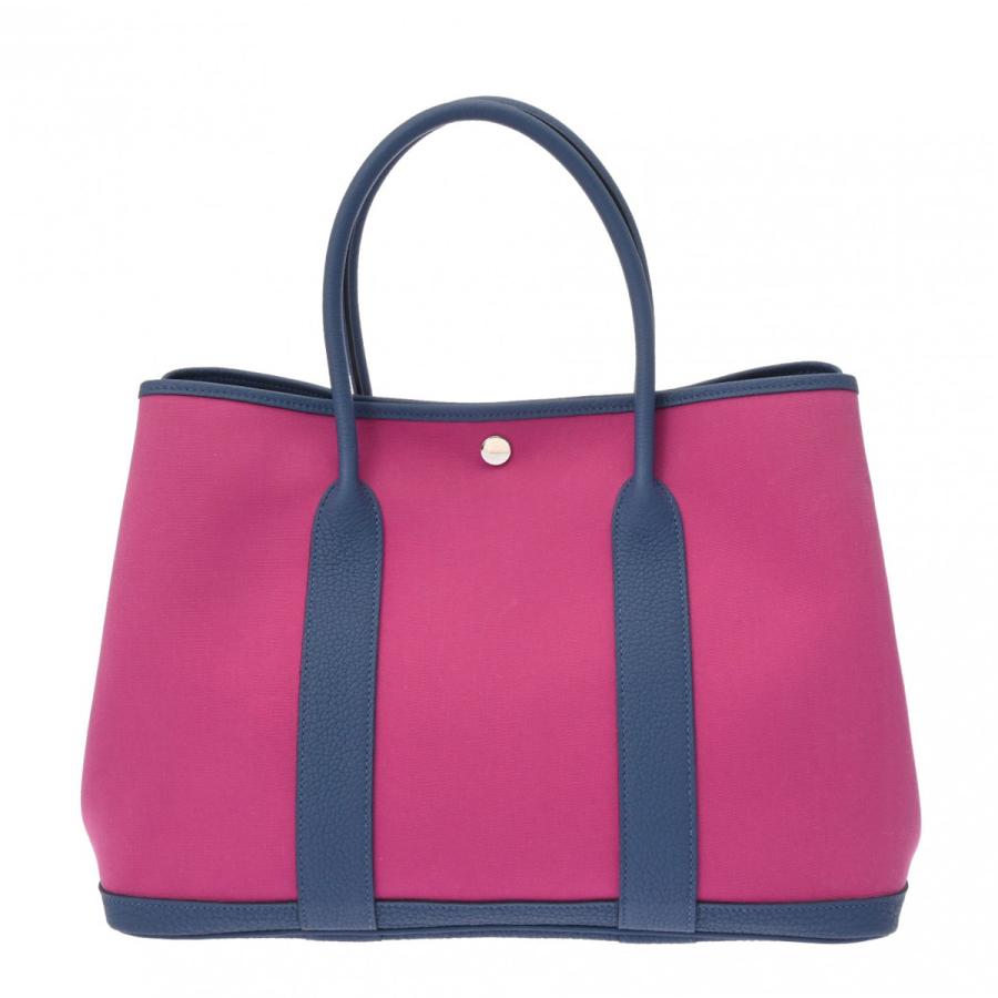 HERMES エルメス ガーデンパーティ PM マグノリア/ブルーブライトン C  