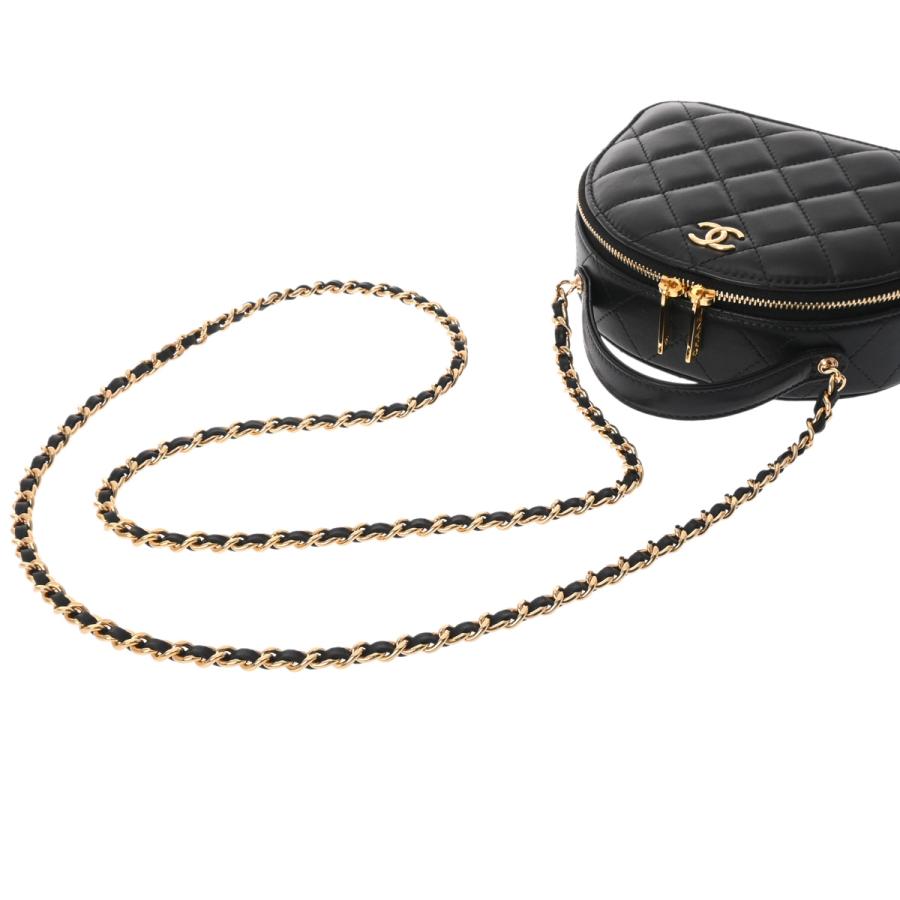 CHANEL（シャネル） マトラッセ 2WAY チェーン バニティ ミニ ブラック