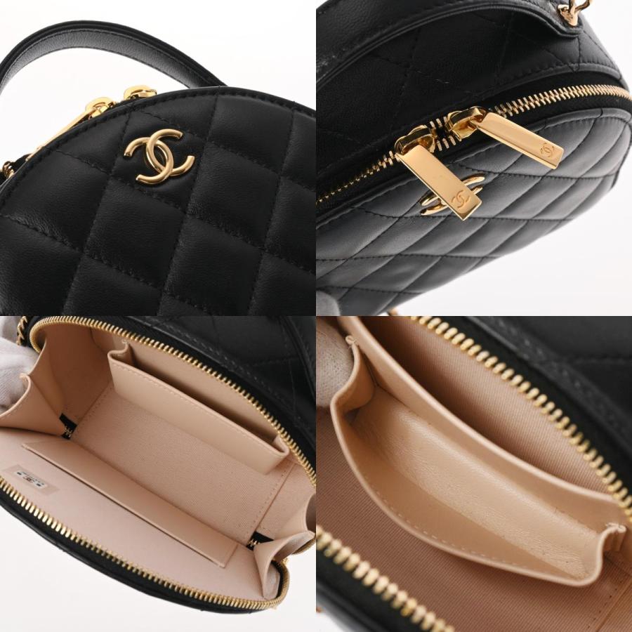 CHANEL（シャネル） マトラッセ 2WAY チェーン バニティ ミニ ブラック