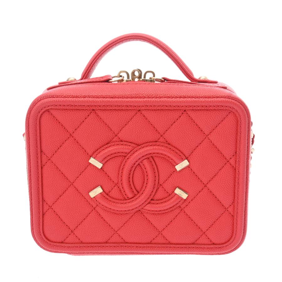CHANEL シャネル CCフィリグリー スモールバニティ チェーンショルダー 