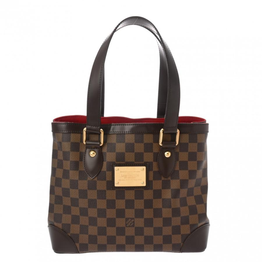ルイヴィトン ダミエ エベヌ ハムステッドPM ハンドバッグ ブラウン LOUIS VUITTON（ルイ・ヴィトン） ダミエ ハムステッド PM ブラウン