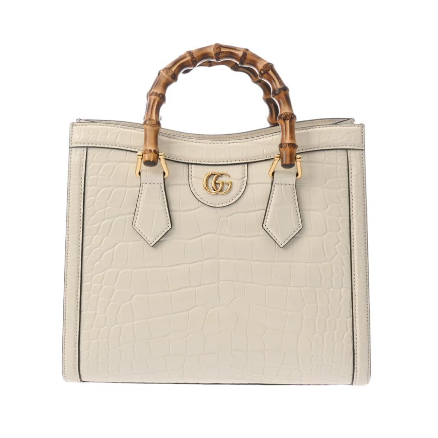 GUCCI（グッチ） ダイアナ スモール トートバッグ 2WAY アイボリー 