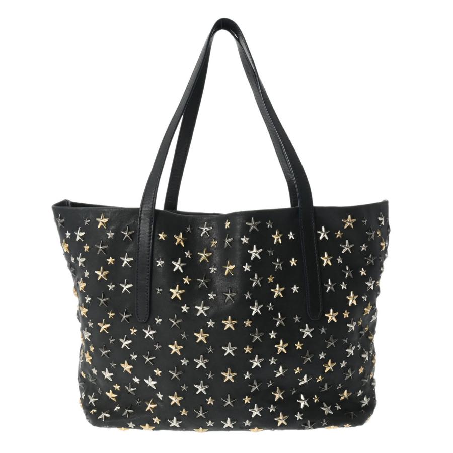 JIMMY CHOO ジミーチュウ スタースタッズ ブラック レディース レザー