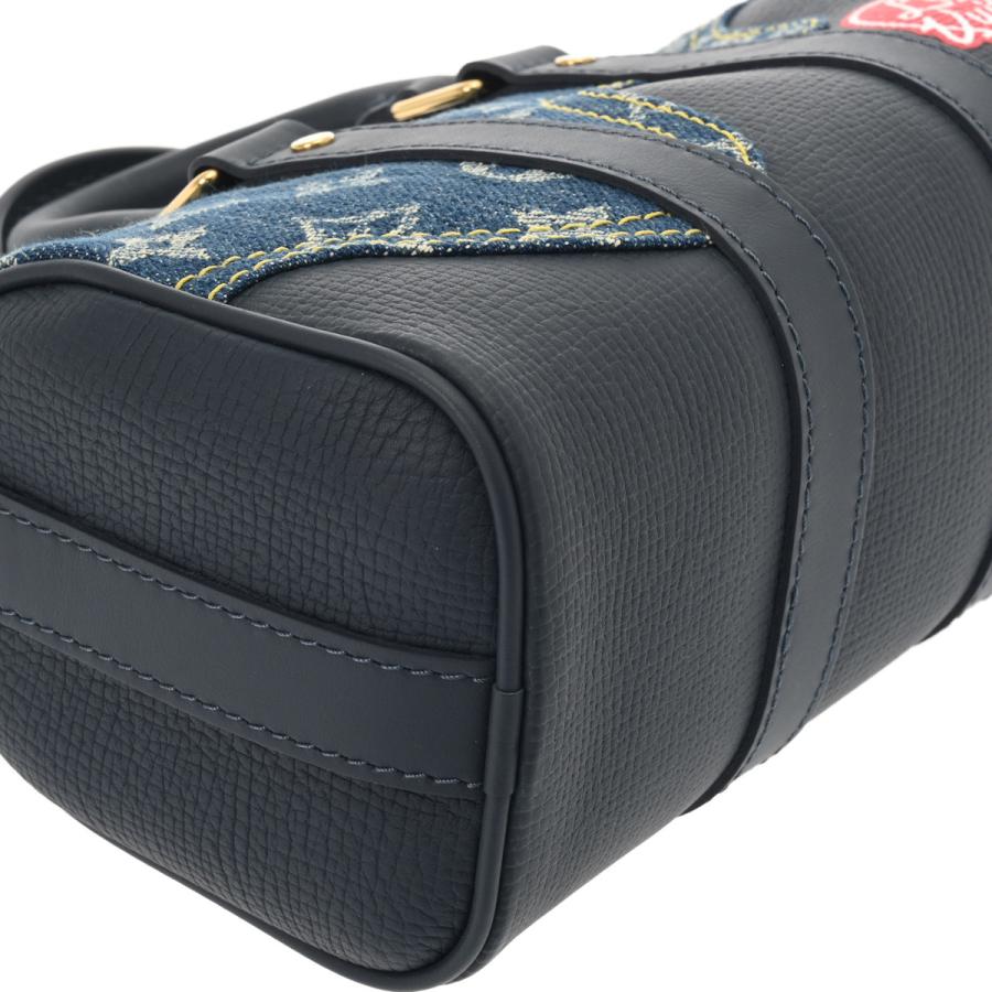 LOUIS VUITTON ルイヴィトン NIGOコラボ キーポルXS ブルー